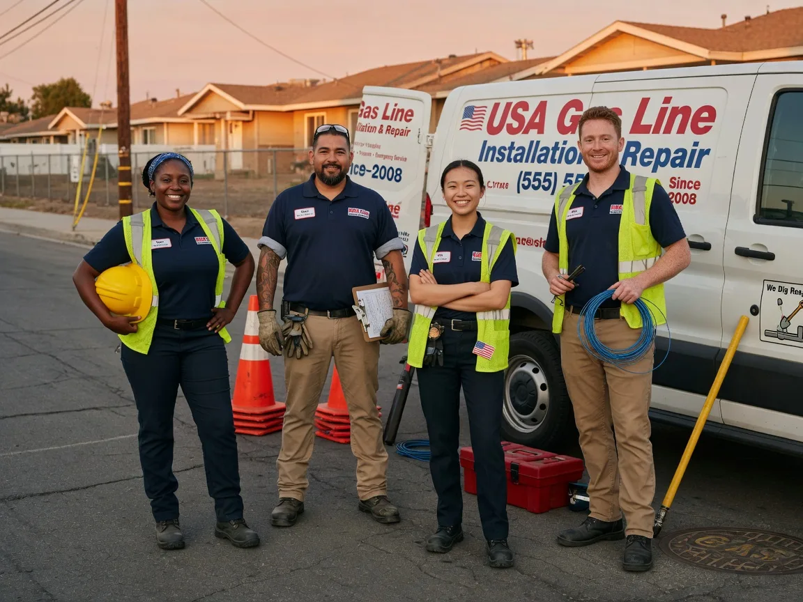 Gas Line Installation company in Perry, IL